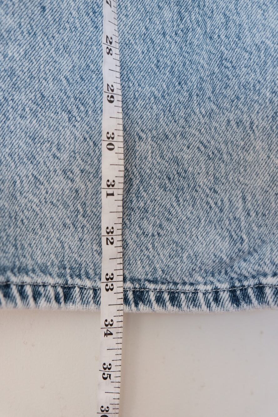 Rewash Light Wash Wide Leg Jeans Size 7/28 High Rise Y2K Denim